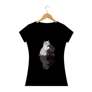 Nome do produtoCamiseta Feminina Baby Long Ragdoll & Dachshund