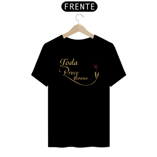 Nome do produtoCamiseta Feminina T-shirt Toda Prece Floresce