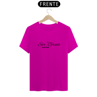Nome do produtoCamiseta Feminina T-shirt Ser Grata Muda Tudo