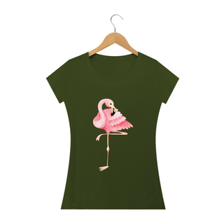 Nome do produtoCamiseta Feminina Baby Long Flaminga Dudi 