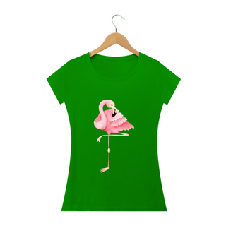 Nome do produtoCamiseta Feminina Baby Long Flaminga Dudi 