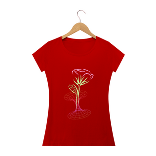 Nome do produtoCamiseta Feminina Baby Long Flores