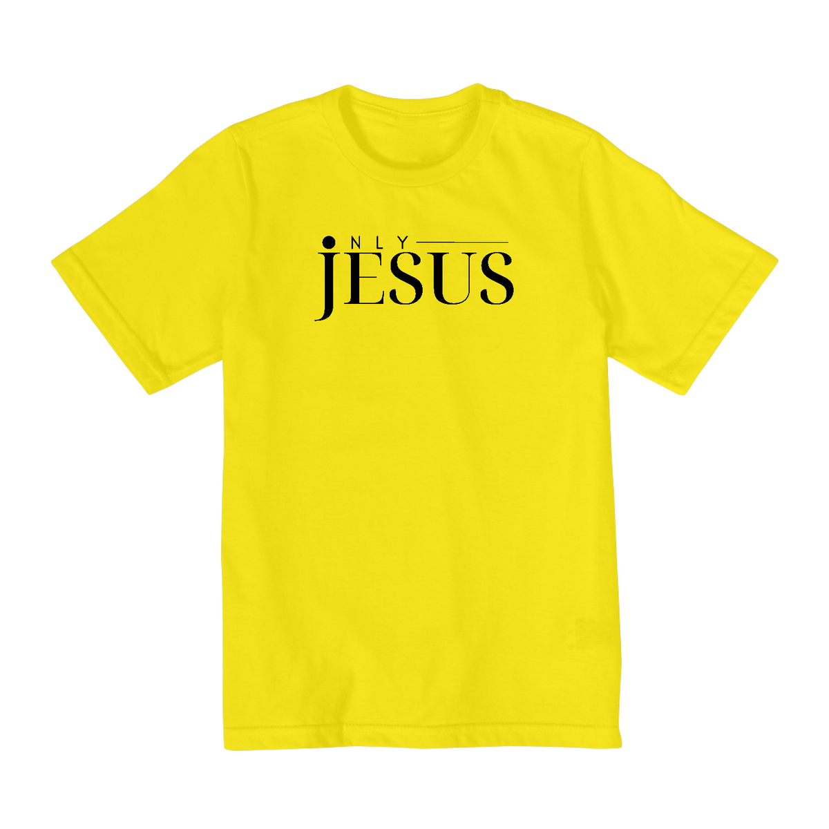 Nome do produto: CAMISETA ONLY JESUS QUALITY INFANTIL 10 A 14 ANOS