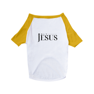 Nome do produtoCAMISETA PET DOG ONLY JESUS 