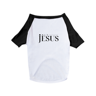 Nome do produtoCAMISETA PET DOG ONLY JESUS 