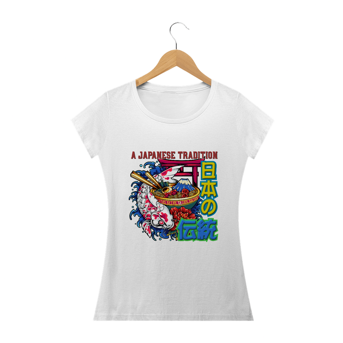 Nome do produto: Camiseta Baby Long: “A Japanese Traditional”