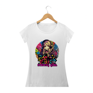 Camiseta Baby Long: “Strong Girl”