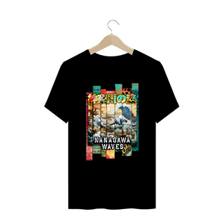 Camiseta Plus Size: “Kanagawa Waves”