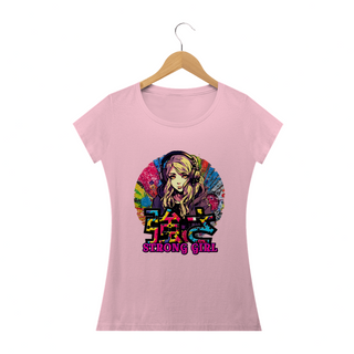 Nome do produtoCamiseta Baby Long: “Strong Girl”