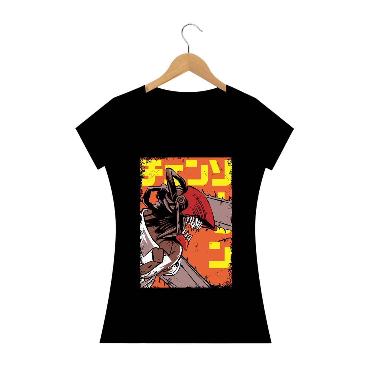 Nome do produto: Camisa Feminina Chainsaw Man