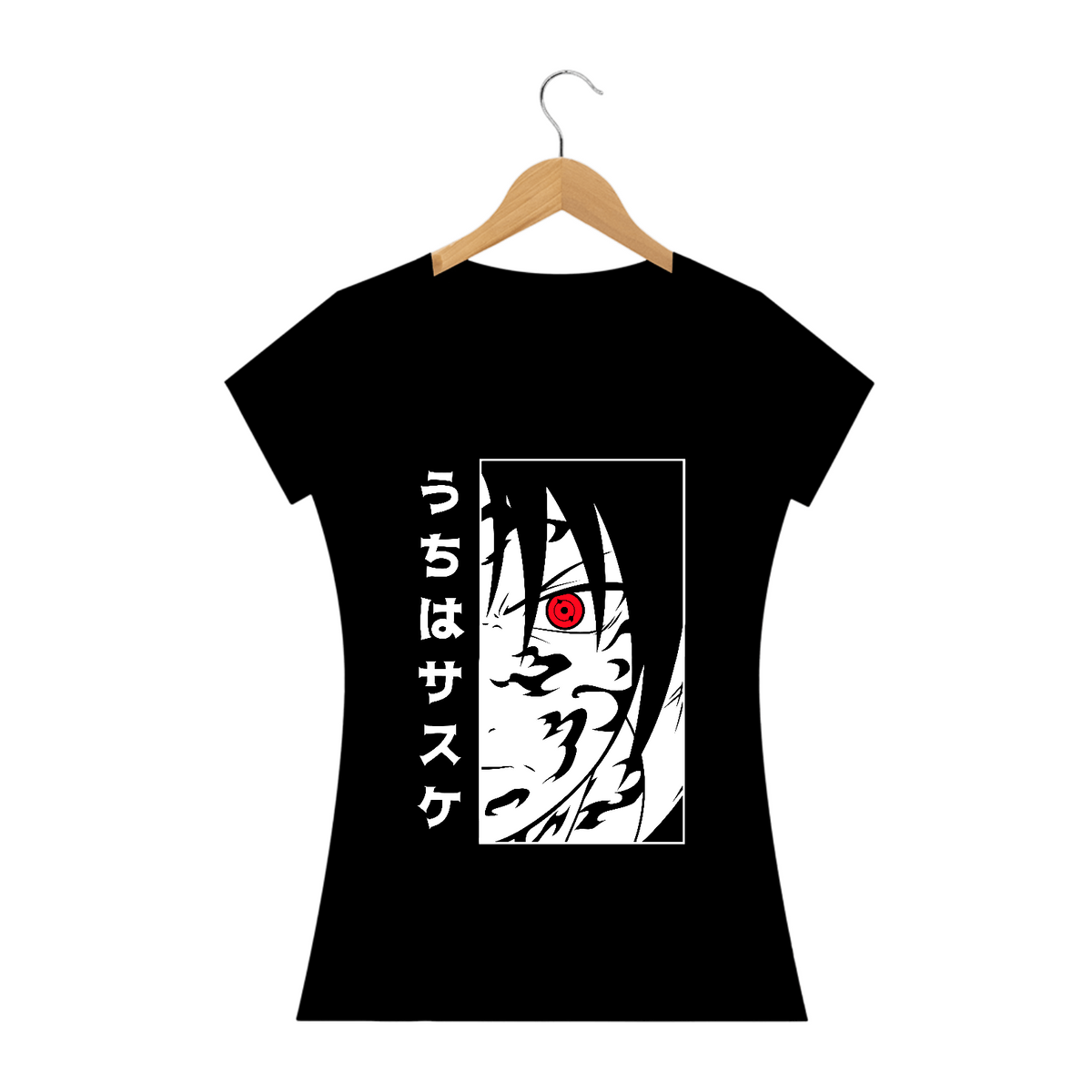 Nome do produto: Camisa Feminina Sasuke Uchiha