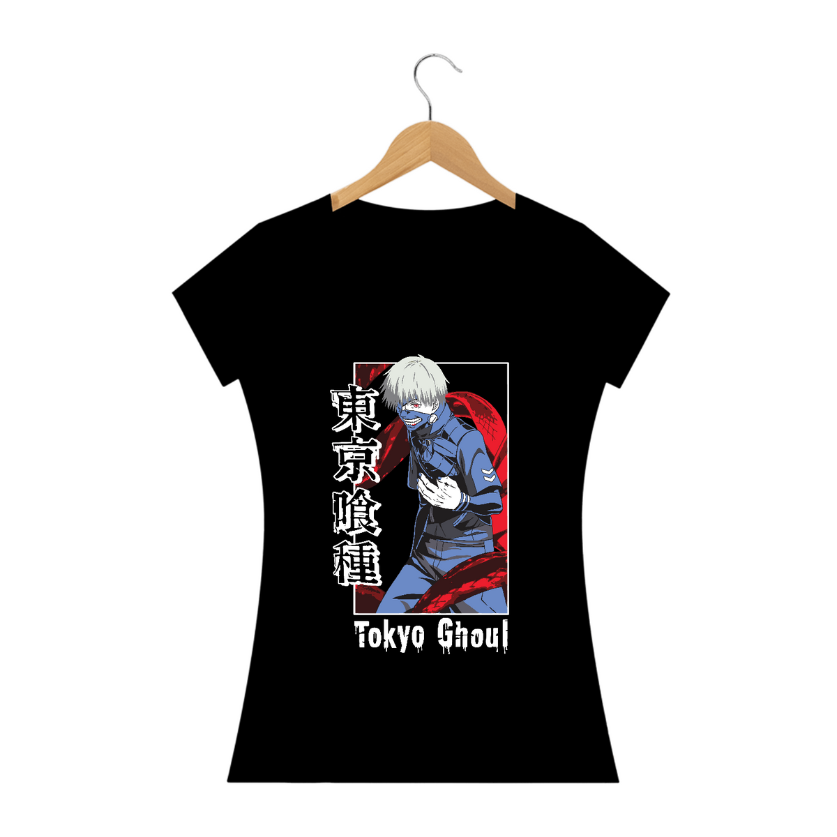 Nome do produto: Camisa Feminina Tokyo Ghoul 