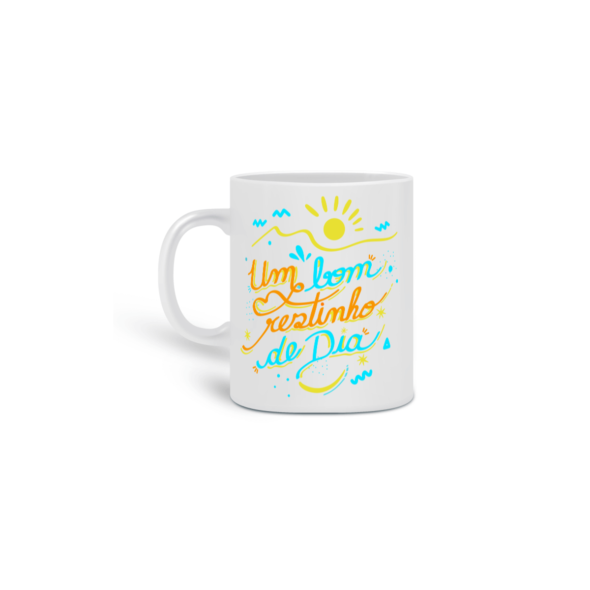 Nome do produto: Um bom restinho de dia [caneca]