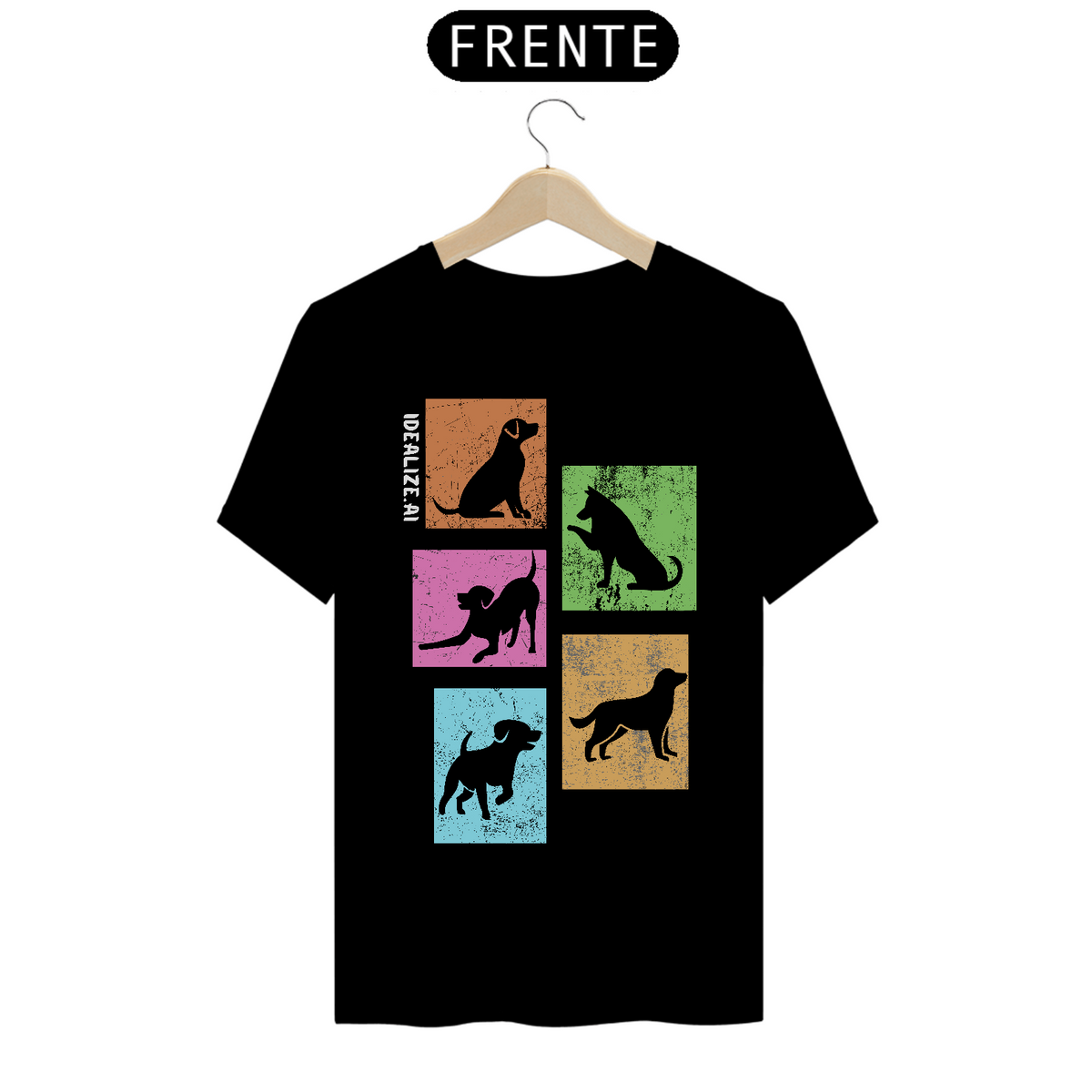 Nome do produto: Silhuetas Caninas: Paleta Grunge - Prime - Unisex