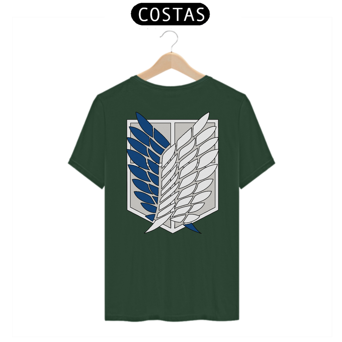 Nome do produto: Camiseta Costas - ATTACK ON TITAN
