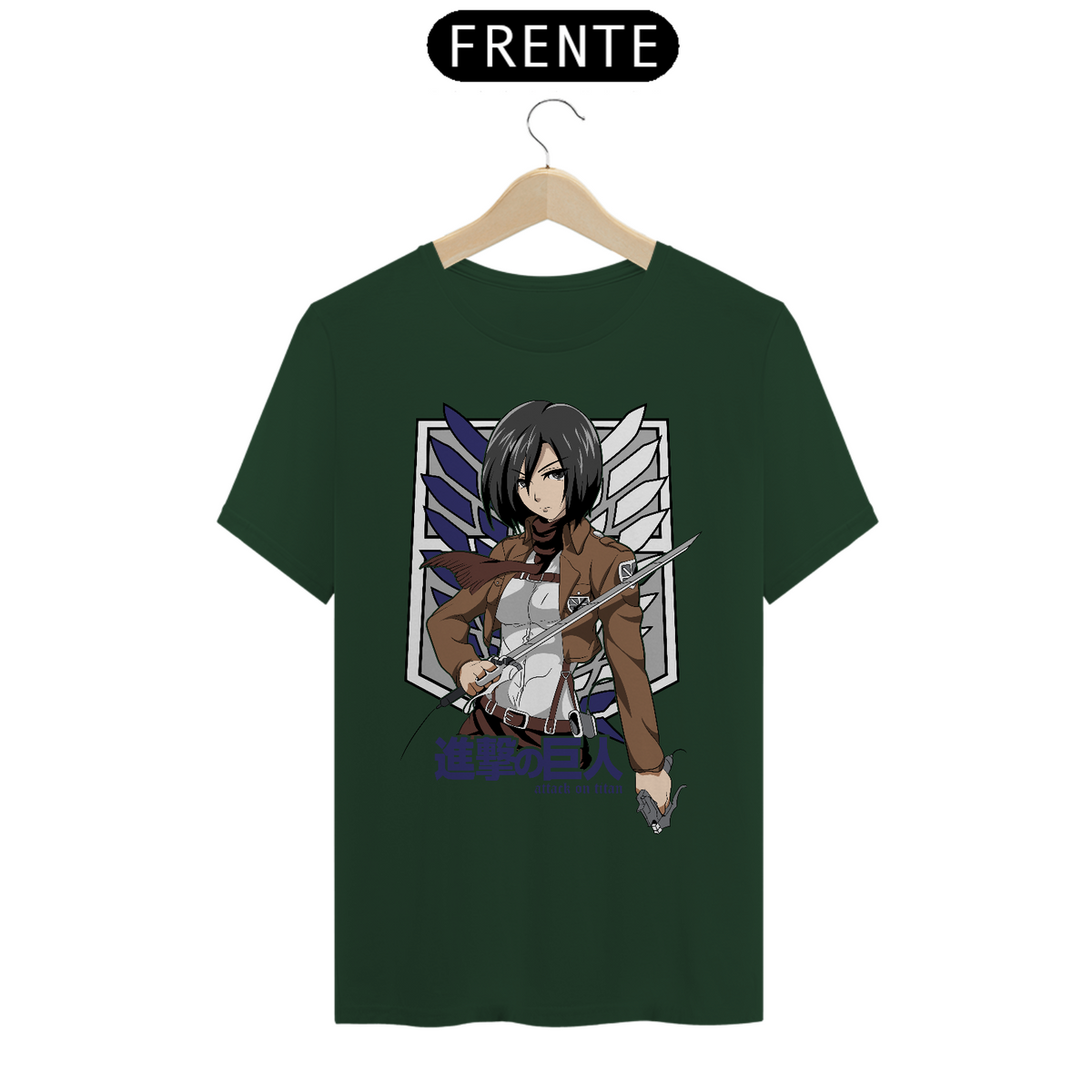 Nome do produto: Camiseta Mikasa - ATTACK ON TITAN