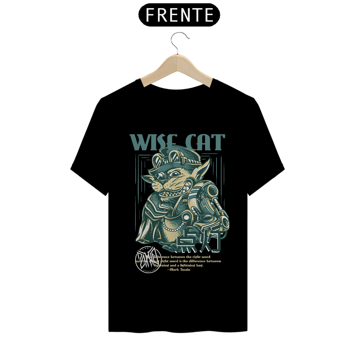 Nome do produto: WISE CAT | T-SHIRT