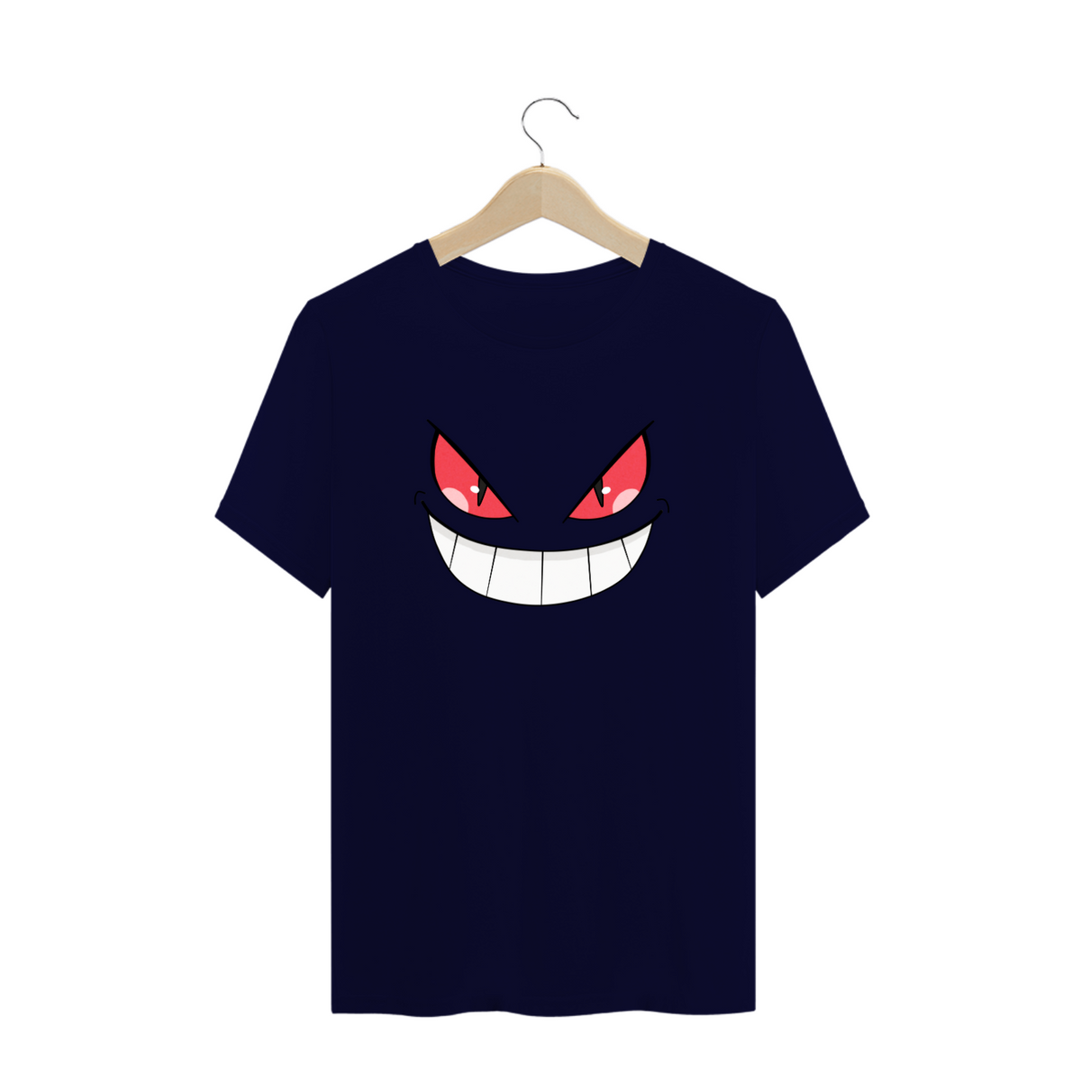 Nome do produto: GENGAR Face Camiseta Unissex PLUS