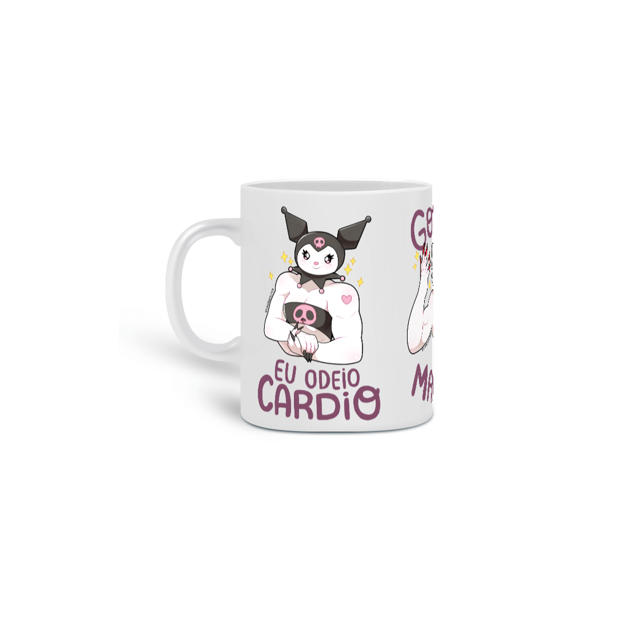 Nome do produto: Caneca KUROMI + HELLO KITTY + MY MELODY MAROMBA