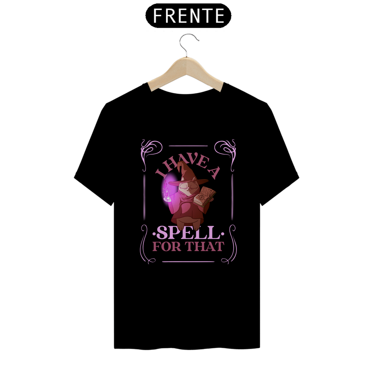 Nome do produto: I have a SPELL for that - RPG CATS CAMISETA UNISSEX