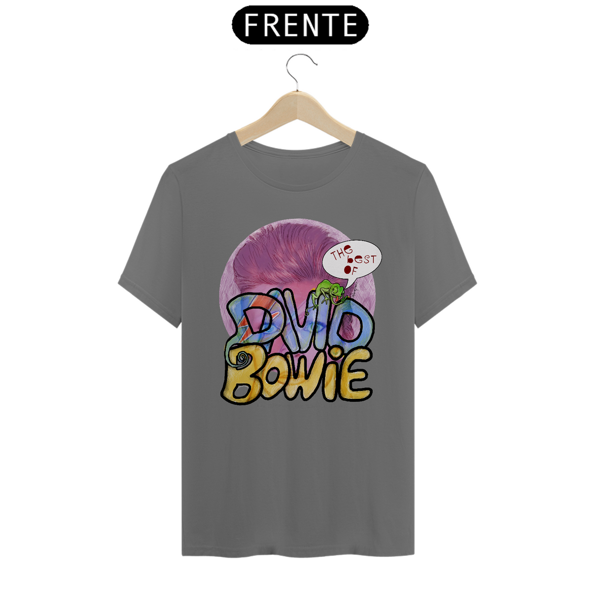 Nome do produto: camiseta the best of David Bowie