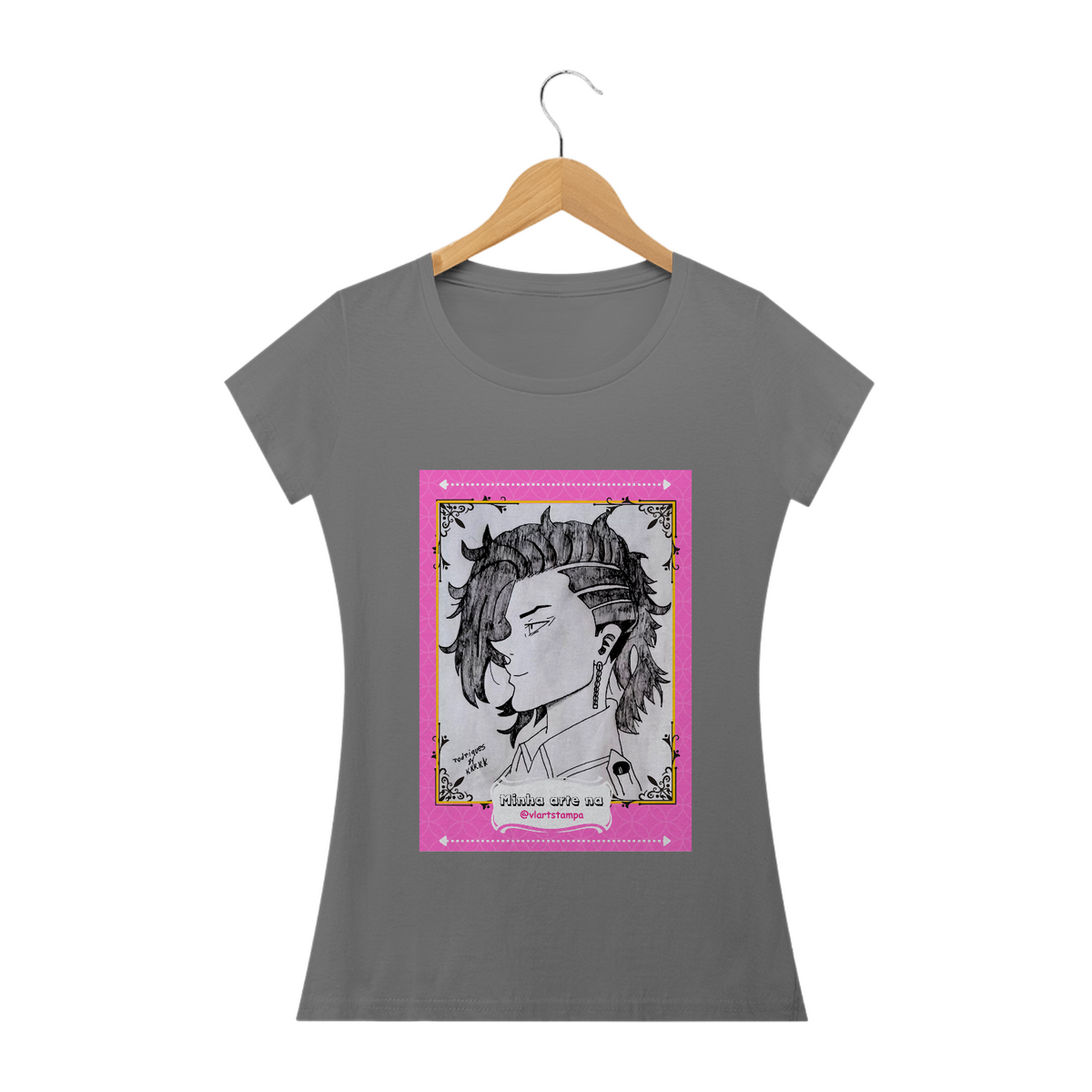 Nome do produto: VL ART ESTAMPA + ARTISTAS - Leidiane Rodrigues - MG - camiseta baby estonada