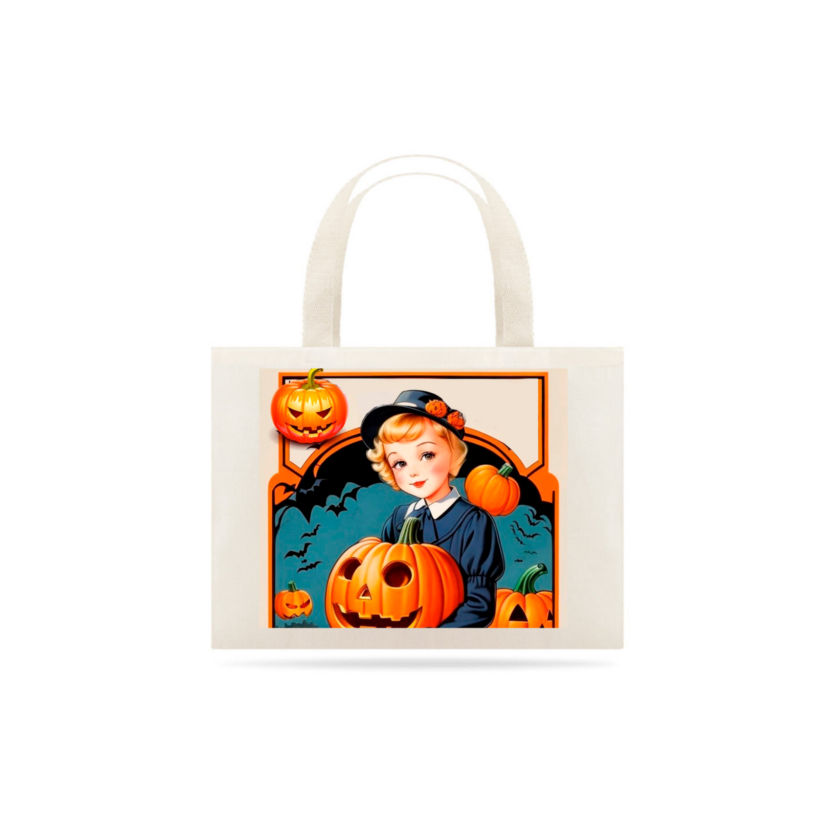 Nome do produto: Eco Bag Abóboras de Halloween