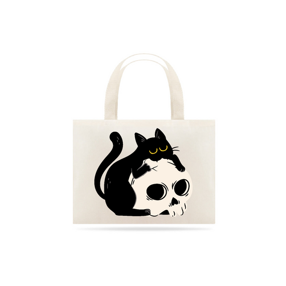 Eco Bag - Cat Skull