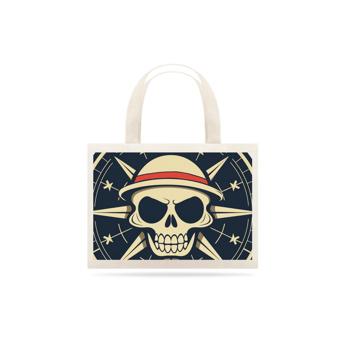 Nome do produto: Eco Bag - Caveira Pirata