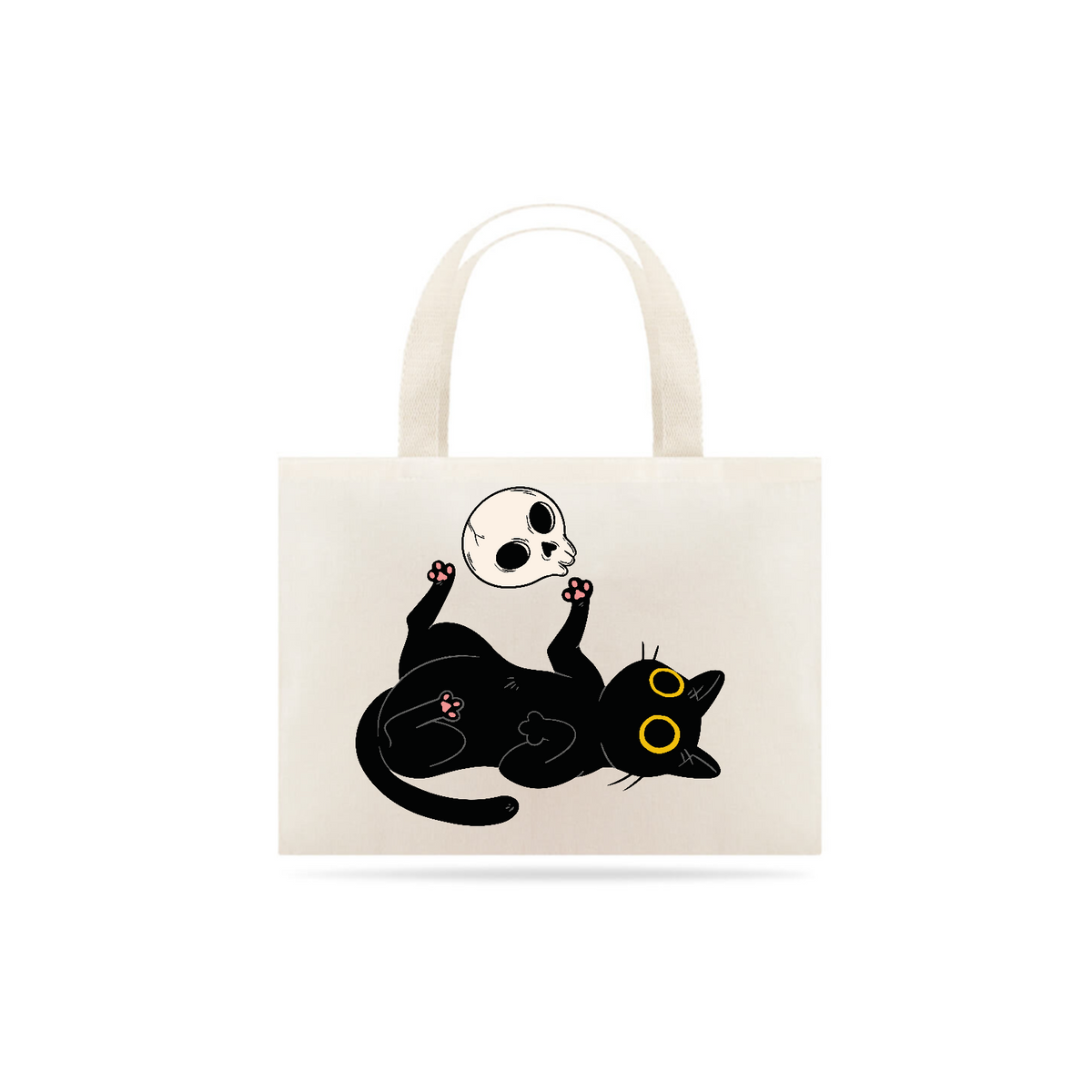Nome do produto: Eco Bag - Skull Cat
