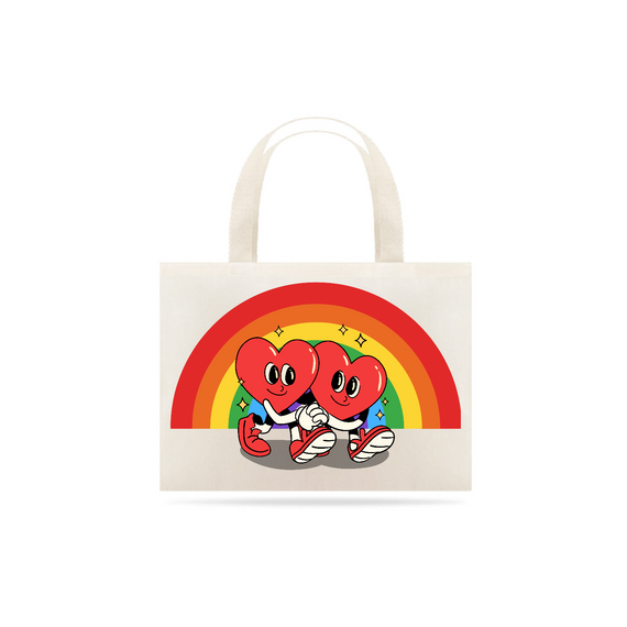 Eco Bag - Corações LGBT