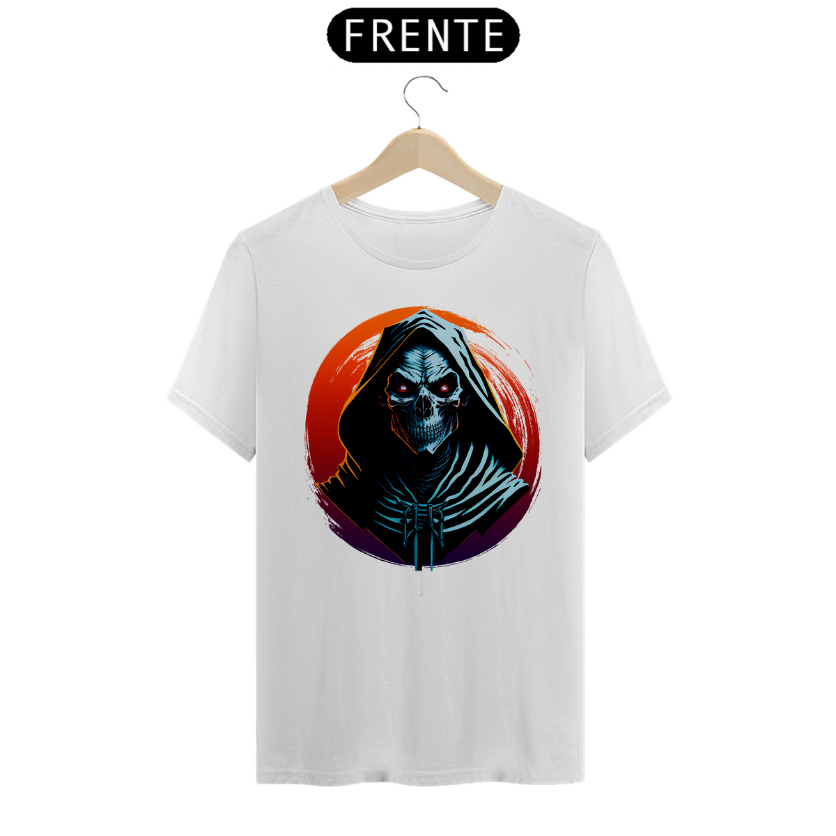 Nome do produto: Camiseta Classic Caveira da Meia Noite