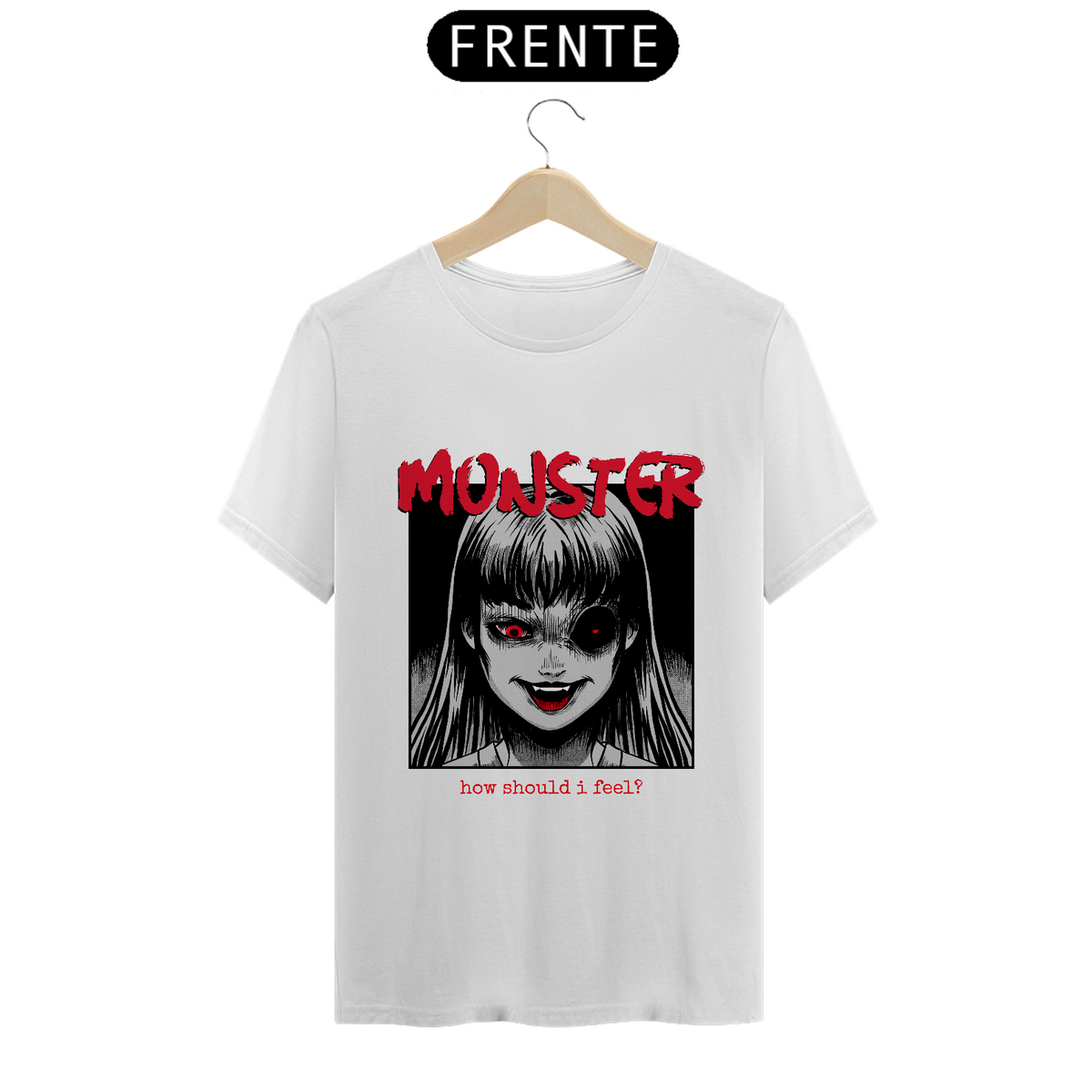 Nome do produto: Camiseta Classic - Monster, How should i feel?