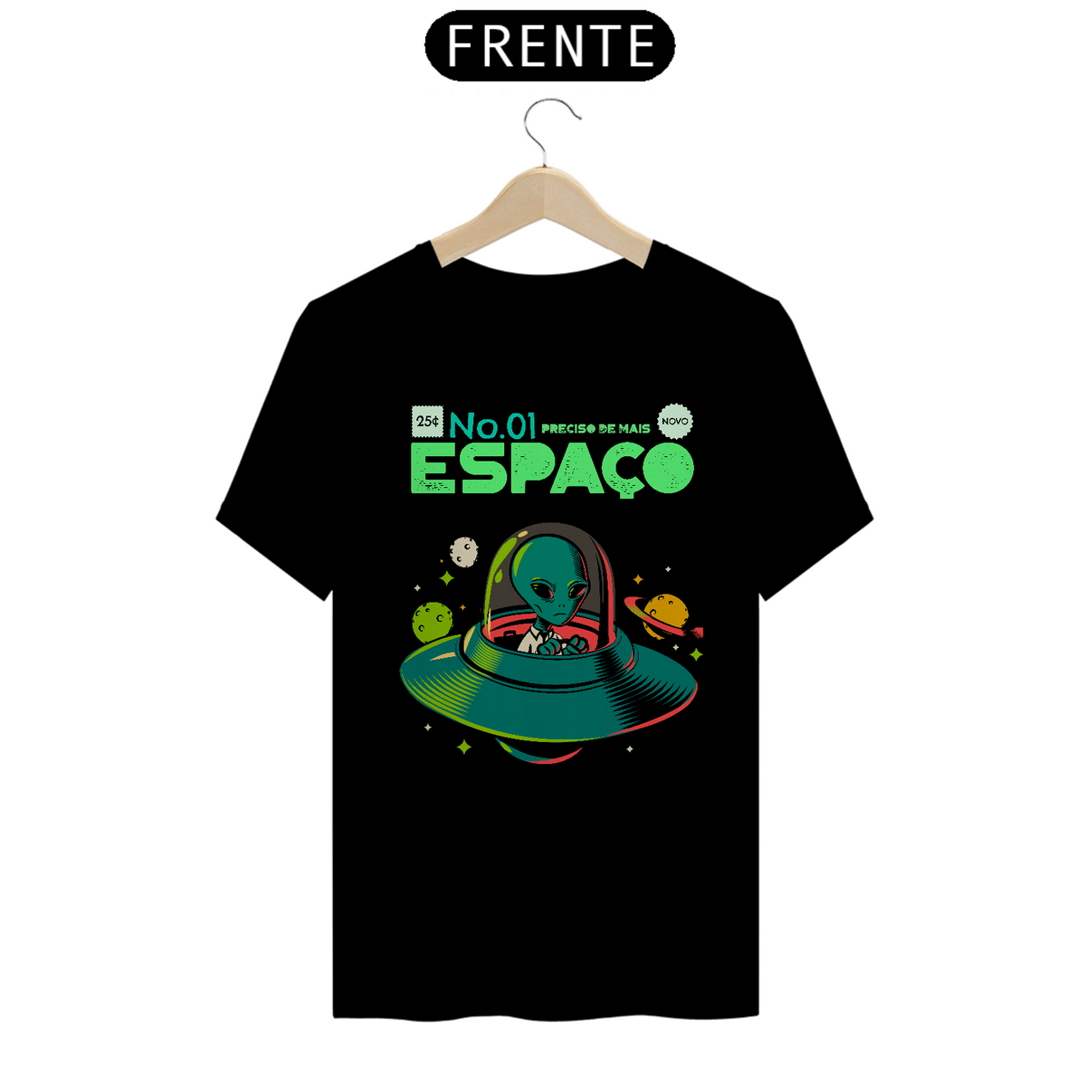 Nome do produto: Camiseta - Preciso de mais espaço