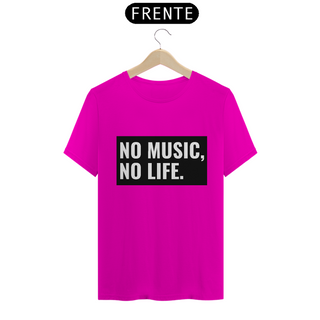 Nome do produtoCamiseta Classic - No Music, No Life