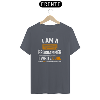 Nome do produtoCAMISETA I AM A PROGRAMER