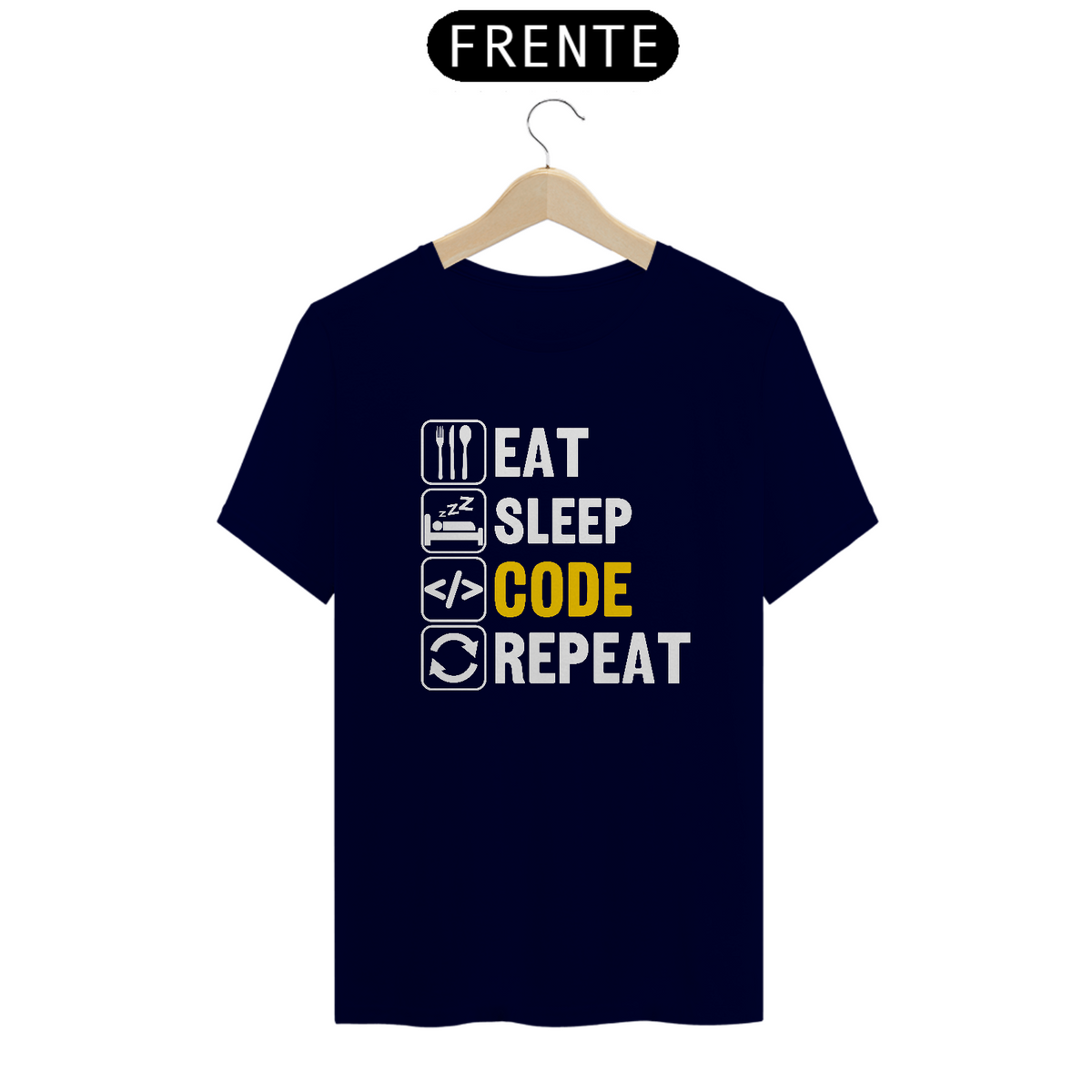 Nome do produto: CAMISETA CODE REPEAT