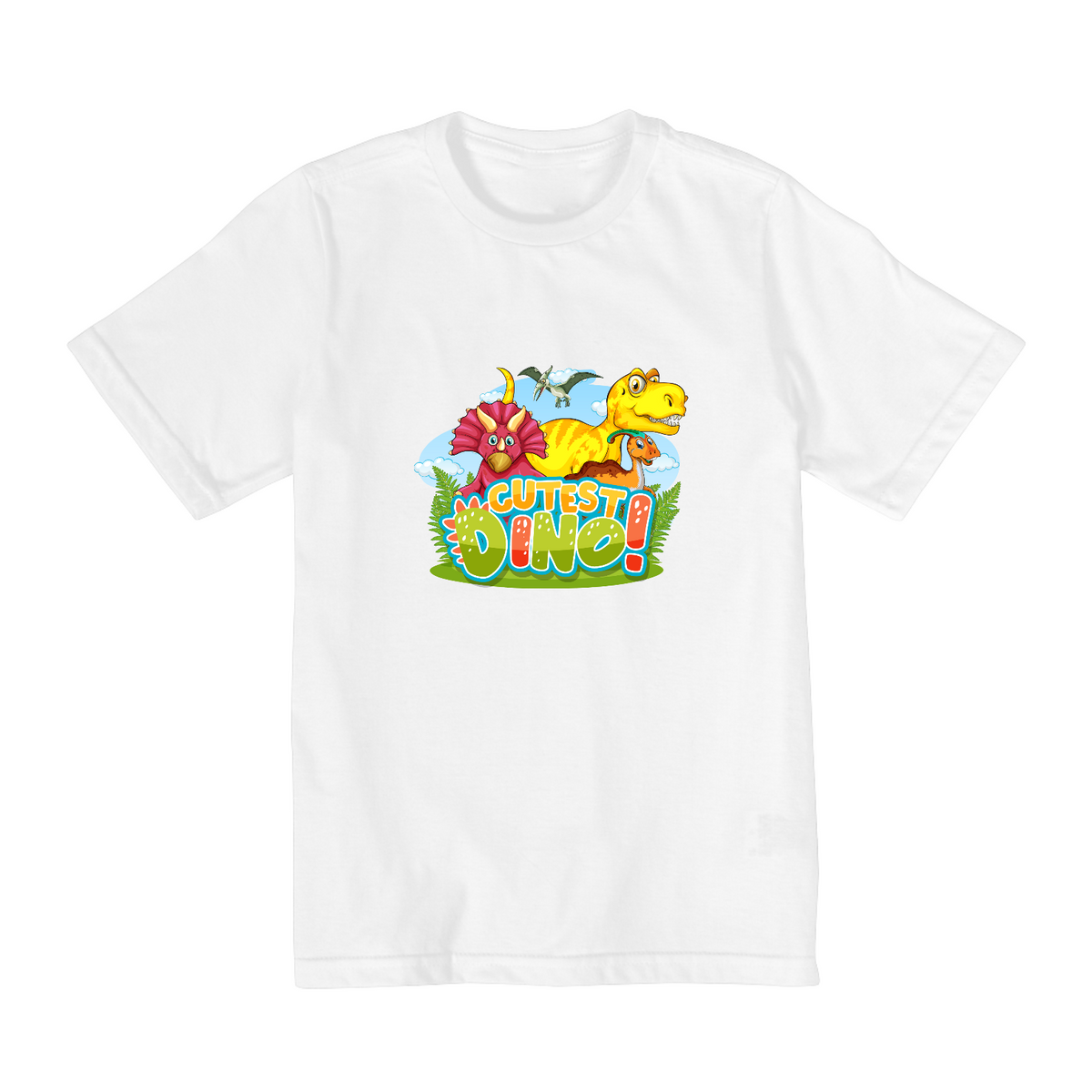 Nome do produto: CAMISETA INFANTIL DINO FRIENDS