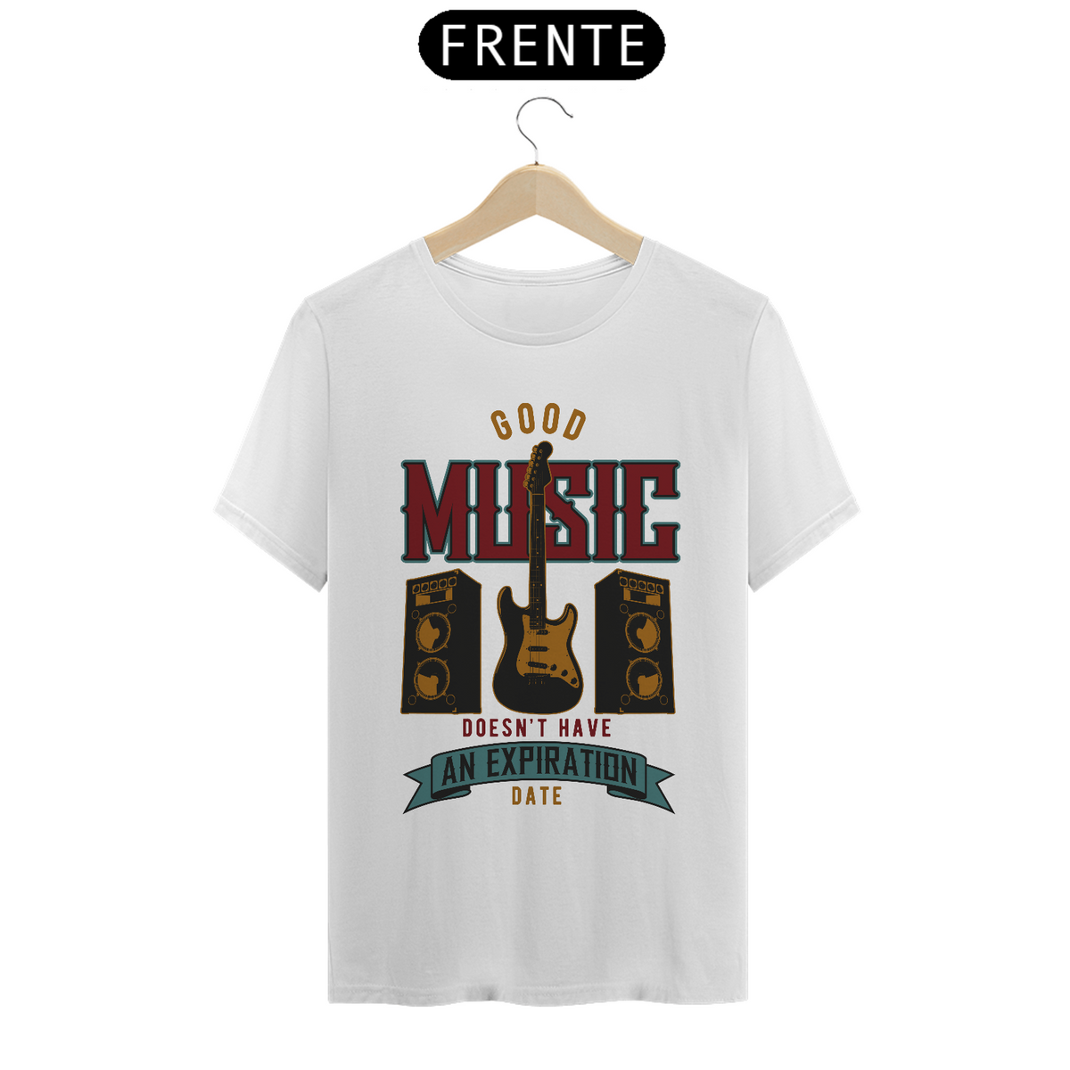 Nome do produto: CAMISETA GOOD MUSIC