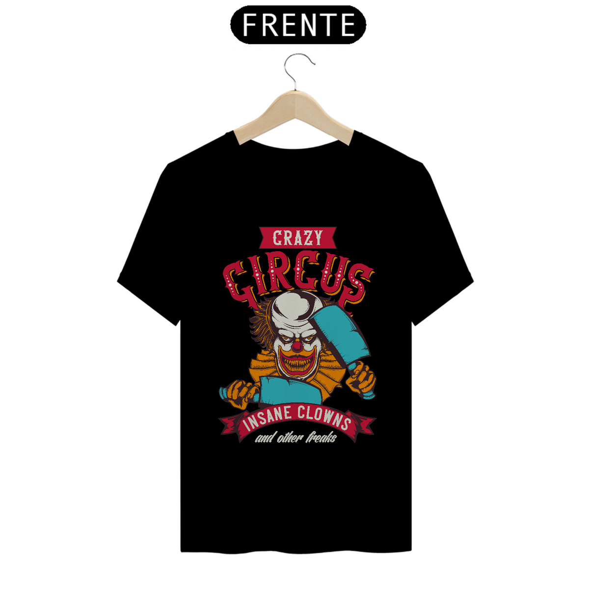 Nome do produto: CAMISETA CRAZY CIRCUS