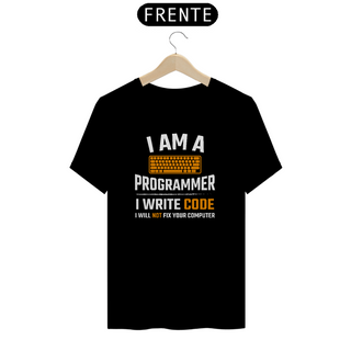 Nome do produtoCAMISETA I AM A PROGRAMER