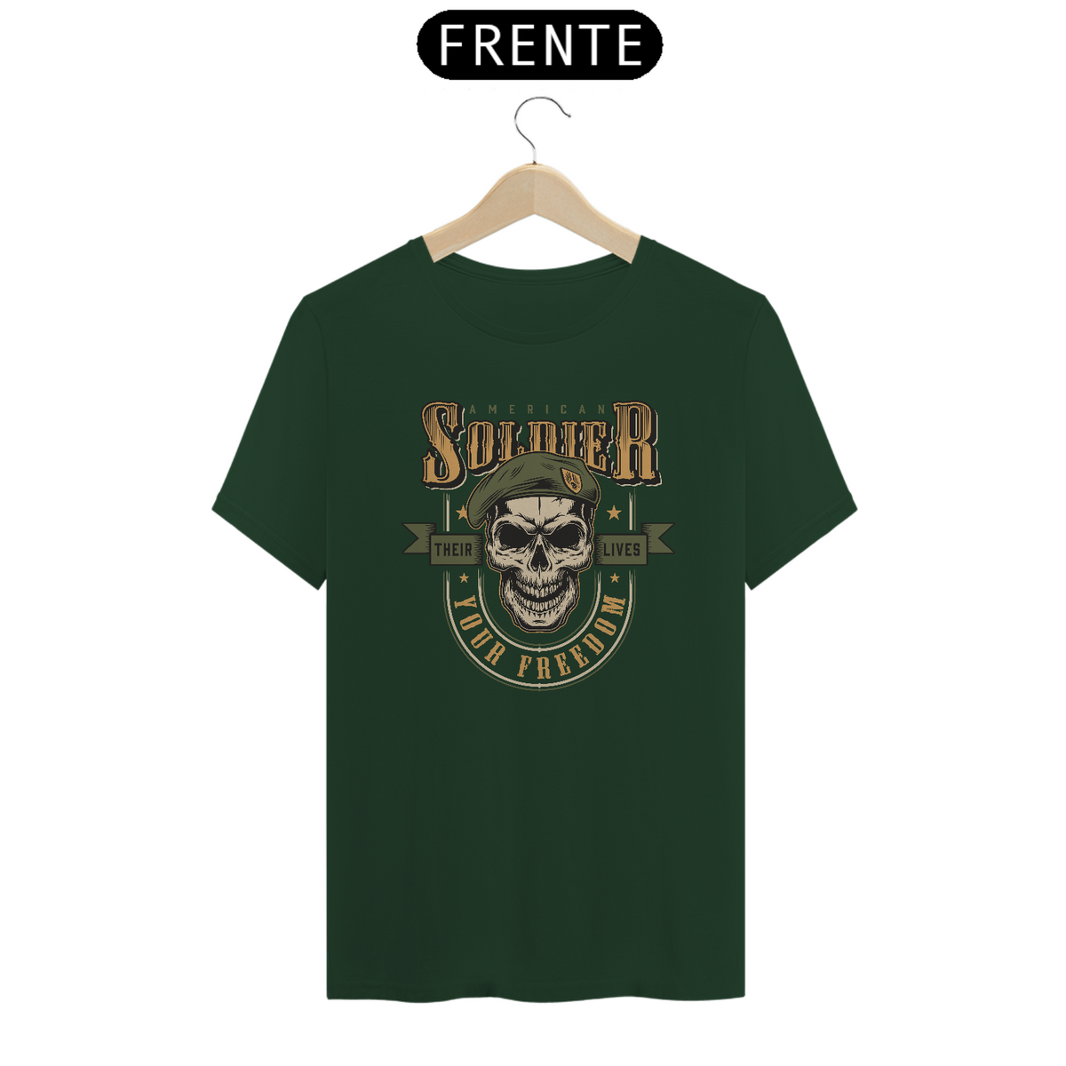 Nome do produto: CAMISETA SKULL SOLDIER