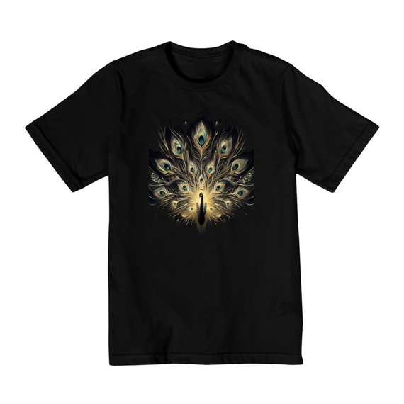 Camisa Infantil - 10 a 14 (Divine Peacock)