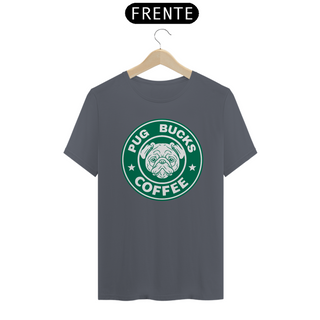 Nome do produtoT-SHIRT CLASSIC PUG BUCKS COFFEE - 23009MDP