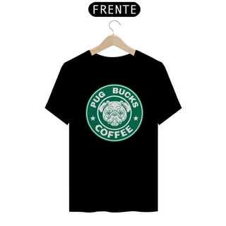 Nome do produtoT-SHIRT CLASSIC PUG BUCKS COFFEE - 23009MDP