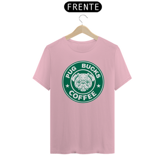 Nome do produtoT-SHIRT CLASSIC PUG BUCKS COFFEE - 23009MDP