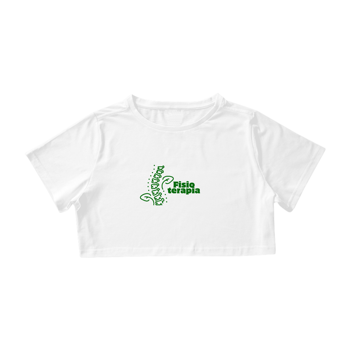 Nome do produto: Camisa Cropped | Logo fisioterapia