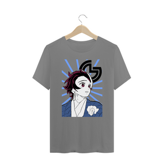 Nome do produtoT-shirt plus size Tanjiro Demon Slayer (preta)