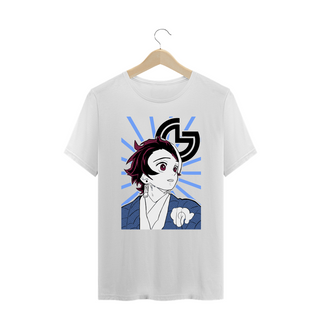 Nome do produtoT-shirt plus size Tanjiro Demon Slayer (preta)