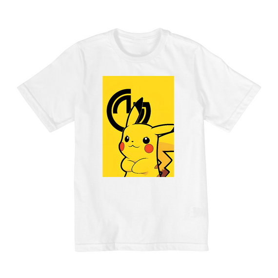 T-shirt infantil Pikachu (10 a 14 anos)
